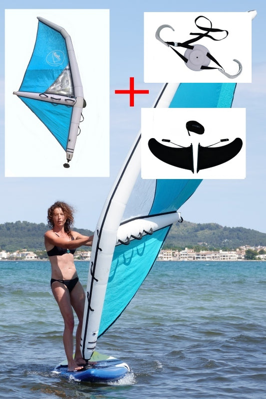 SUPFLY PRO FIN KIT WITH SAIL